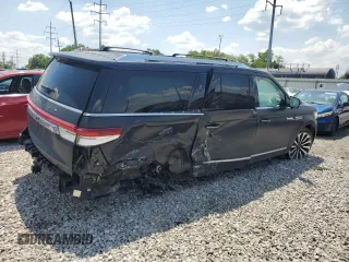 2023 Lincoln Navigator Reserve z VIN 5LMJJ3LG7PEL02726, wystawiony jako Copart lot #55732934 z przebiegiem Nie podano mil oraz Szkoda całkowita • Salvage title. Historia ofert i sprzedaży dostępna na DreamBid. Obrazek 3.