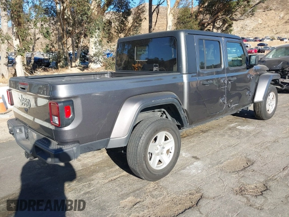 2022 Jeep Gladiator Texas Trail with VIN 1C6HJTAG3NL149531, listed as a IAAI auction lot 41286542 with 40,416 mi miles. Bid and sale history available at carsss.com. Image 4.