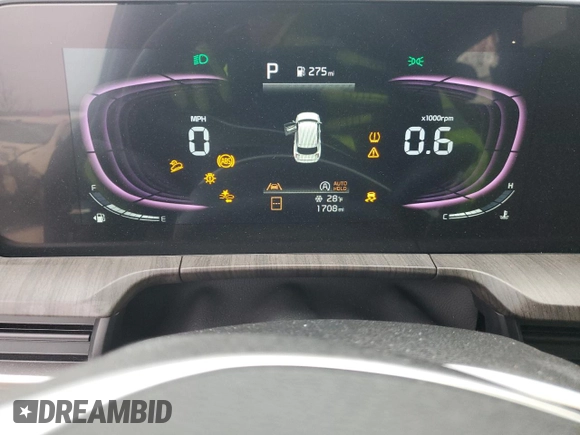 2024 Kia Telluride EX with VIN 5XYP34GC1RG502388, listed as a Copart auction lot 78869164 with 1,708 mi miles and Salvage title. Bid and sale history available at DreamBid. Image 9.