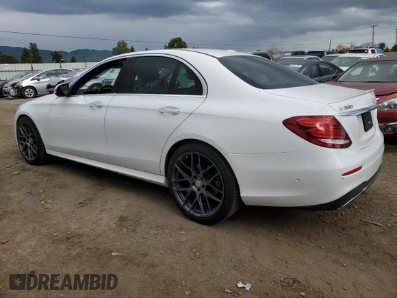 2018 Mercedes-Benz E 300 with VIN WDDZF4JB2JA329815, listed as a Copart auction lot 50950665 with 61,543 mi miles and Salvage Title. Bid and sale history available at DreamBid. Image 2.