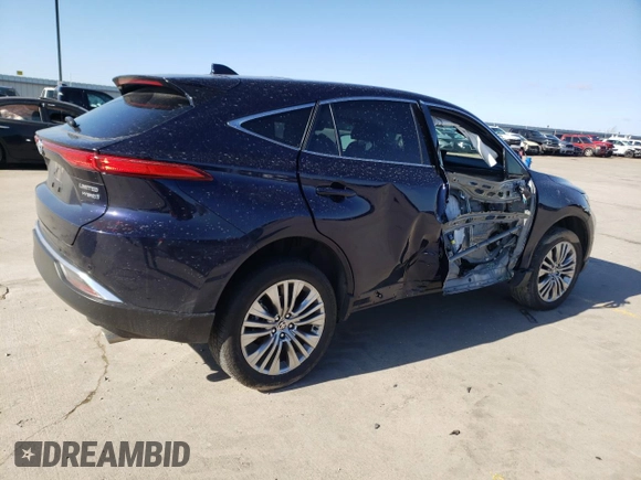 2022 Toyota Venza LE with VIN JTEAAAAH6NJ099030, listed as a Copart auction lot 37686514 with 0 mi miles. Bid and sale history available at carsss.com. Image 3.