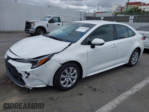 2023 Toyota Corolla Hybrid LE with VIN JTDBCMFE3PJ010097, listed as a IAAI auction lot 41786656 with 50,775 mi miles. Bid and sale history available at carsss.com. Image 2.