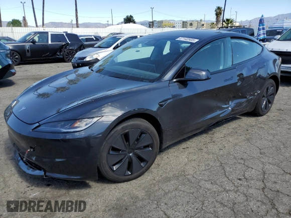2025 Tesla Model 3 Long Range с VIN 5YJ3E1EBXSF939496, выставлен на аукционе Copart как лот 47140905 с пробегом 641 миль миль и Списание • Salvage title. История ставок и продаж доступна на DreamBid. Изображение 1.