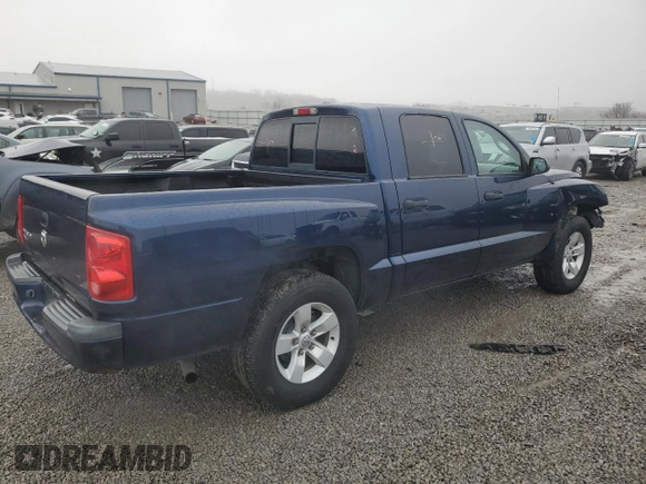 2007 Dodge Dakota SLT with VIN 1D7HE48K27S121781, listed as a Copart auction lot 43204335 with 157,654 mi miles and Salvage Title. Bid and sale history available at DreamBid. Image 3.