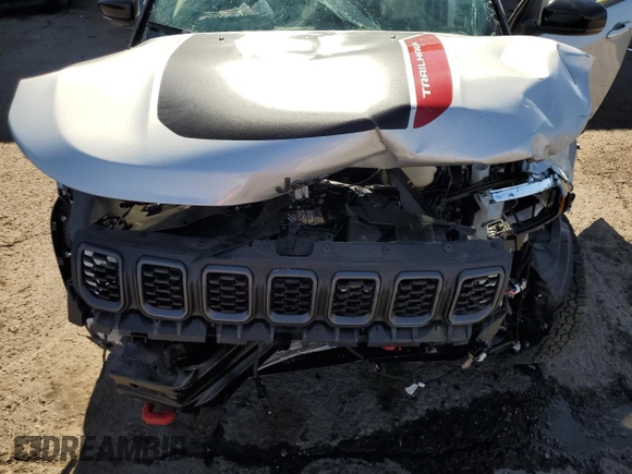 2024 Jeep Compass Trailhawk with VIN 3C4NJDDN5RT149794, listed as a Copart auction lot 58377035 with 24,193 mi miles and Non repairable. Bid and sale history available at DreamBid. Image 11.