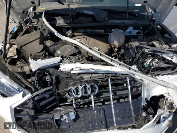 2021 Audi Q5 Premium Plus with VIN WA1BAAFY3M2021843, listed as a Copart auction lot 61691355 with Not provided miles and Salvage title. Bid and sale history available at DreamBid. Image 12.