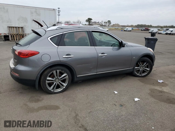 2014 Infiniti QX50 Journey with VIN JN1BJ0HR1EM191987, listed as a Copart auction lot 47400395 with 0 mi miles and Salvage Title. Bid and sale history available at carsss.com. Image 3.