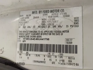2009 Ford Explorer Eddie Bauer z VIN 1FMEU64E49UA41798, wystawiony jako IAAI lot #42029701 z przebiegiem 246 417 mil mil oraz . Historia ofert i sprzedaży dostępna na DreamBid. Obrazek 9.