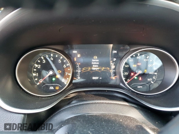 2021 Jeep Compass 80th Anniversary z VIN 3C4NJCEB3MT535931, wystawiony jako Copart lot #48195865 z przebiegiem 59 207 mil mil oraz Szkoda całkowita • Salvage title. Historia ofert i sprzedaży dostępna na DreamBid. Obrazek 9.