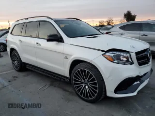 2018 Mercedes-Benz GLS with VIN 4JGDF7FE2JB063422, listed as a Copart auction lot 84687514 with 64,838 mi miles and Salvage Title. Bid and sale history available at carsss.com. Image 4.