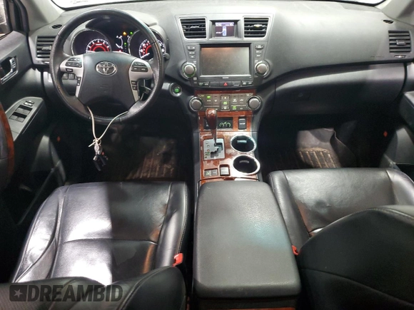 2012 Toyota Highlander Limited with VIN 5TDDK3EH7CS133531, listed as a Copart auction lot 41471105 with 189,297 mi miles and Salvage title. Bid and sale history available at DreamBid. Image 8.