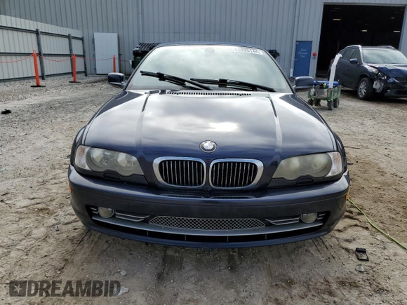 2003 BMW 3 Series 330Ci with VIN WBABS53423JU98101, listed as a Copart auction lot 85335144 with 106,581 mi miles and Salvage Title. Bid and sale history available at carsss.com. Image 5.