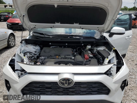 2024 Toyota RAV4 XLE Premium with VIN 2T3C1RFV5RW349729, listed as a Copart auction lot 59033195 with 10,524 mi miles and Salvage title. Bid and sale history available at DreamBid. Image 12.