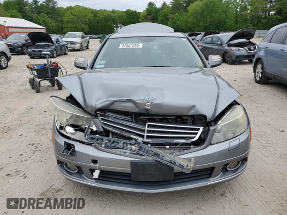 2008 Mercedes-Benz C 300 Sport with VIN WDDGF81XX8F157508, listed as a Copart auction lot 57557365 with 175,691 mi miles and Clean title. Bid and sale history available at DreamBid. Image 5.