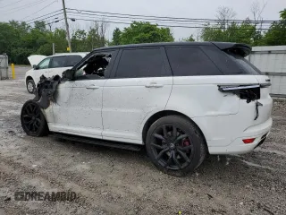 2020 Land Rover Range Rover Sport SVR with VIN SALWZ2RE5LA723022, listed as a Copart auction lot 68786574 with 0 mi miles and Non Repairable. Bid and sale history available at carsss.com. Image 2.