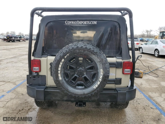 2017 Jeep Wrangler Unlimited Sport with VIN 1C4BJWDG1HL676550, listed as a Copart auction lot 49780485 with 72,723 mi miles and Salvage Title. Bid and sale history available at carsss.com. Image 6.