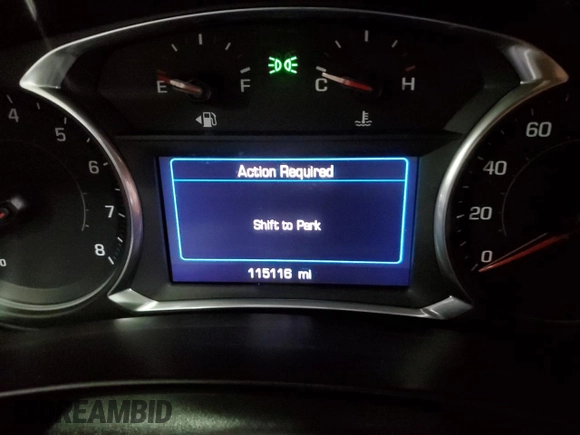 2019 Chevrolet Equinox LT with VIN 3GNAXKEV7KS549245, listed as a Copart auction lot 49157995 with 115,116 mi miles and Salvage Title. Bid and sale history available at carsss.com. Image 9.