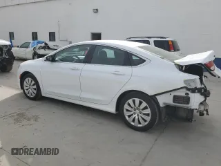 2016 Chrysler 200 LX with VIN 1C3CCCFB3GN185760, listed as a Copart auction lot 47196615 with 89,766 mi miles and Salvage Title. Bid and sale history available at carsss.com. Image 2.