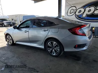 2016 Honda Civic EX-T with VIN 19XFC1F38GE222215, listed as a Copart auction lot 58805855 with 132,849 mi miles and Salvage title. Bid and sale history available at DreamBid. Image 2.