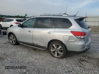 2013 Nissan Pathfinder Platinum with VIN 5N1AR2MM6DC665424, listed as a Copart auction lot 62235935 with 200,013 mi miles and Clean title. Bid and sale history available at DreamBid. Image 2.