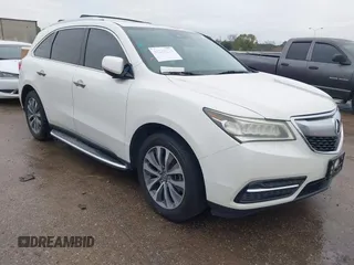2016 Acura MDX w/Tech with VIN 5FRYD3H4XGB018418, listed as a IAAI auction lot 41280128 with 120,830 mi miles. Bid and sale history available at carsss.com. Image 1.