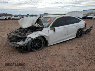 2023 Honda Civic Si z VIN 2HGFE1E52PH471872, wystawiony jako Copart lot #49138245 z przebiegiem Nie podano mil oraz Szkoda całkowita • Salvage title. Historia ofert i sprzedaży dostępna na DreamBid. Obrazek 1.
