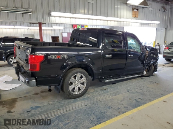 2019 Ford F-150 XL with VIN 1FTEW1E41KFC63619, listed as a Copart auction lot 55754145 with 44,697 mi miles and Salvage title. Bid and sale history available at DreamBid. Image 3.