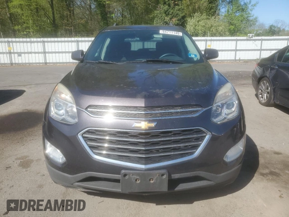 2016 Chevrolet Equinox LT with VIN 2GNALCEK3G6179991, listed as a Copart auction lot 54711145 with 107,372 mi miles and Clean Title. Bid and sale history available at DreamBid. Image 5.
