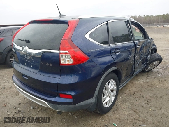 2015 Honda CR-V EX-L with VIN 2HKRM3H70FH554648, listed as a IAAI auction lot 41729035 with 101,368 mi miles. Bid and sale history available at carsss.com. Image 4.