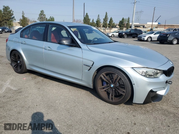 2016 BMW M3 with VIN WBS8M9C52G5D30251, listed as a Copart auction lot 63709275 with 74,404 mi miles and Salvage title. Bid and sale history available at DreamBid. Image 4.