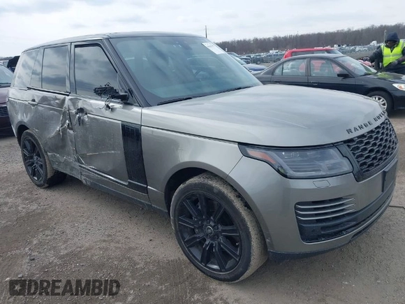 2019 Land Rover Range Rover HSE with VIN SALGS2SVXKA546498, listed as a IAAI auction lot 41615177 with 92,772 mi miles and . Bid and sale history available at DreamBid. Image 1.