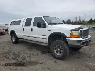 2000 Ford F-350 XL with VIN 1FTSW31FXYEA87819, listed as a Copart auction lot 49783485 with 244,751 mi miles and Salvage Title. Bid and sale history available at DreamBid. Image 4.