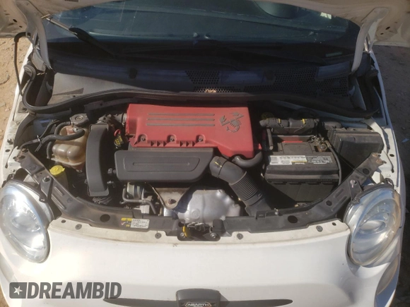 2013 FIAT 500 Abarth with VIN 3C3CFFJH1DT645322, listed as a Copart auction lot 42816075 with 114,007 mi miles and Salvage Title. Bid and sale history available at carsss.com. Image 12.
