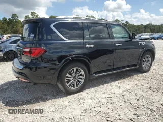 2020 Infiniti QX80 LUXE with VIN JN8AZ2NF6L9704744, listed as a Copart auction lot 63547604 with 89,702 mi miles and Salvage Title. Bid and sale history available at carsss.com. Image 3.