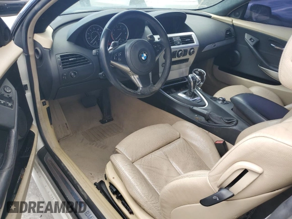 2010 BMW 6 Series 650i with VIN WBAEA5C5XACV93094, listed as a Copart auction lot 71986304 with 132,353 mi miles and Clean Title. Bid and sale history available at carsss.com. Image 8.