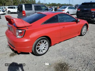 2004 Toyota Celica GT with VIN JTDDR32T240173606, listed as a Copart auction lot 87155554 with 134,844 mi miles and Salvage Title. Bid and sale history available at carsss.com. Image 3.