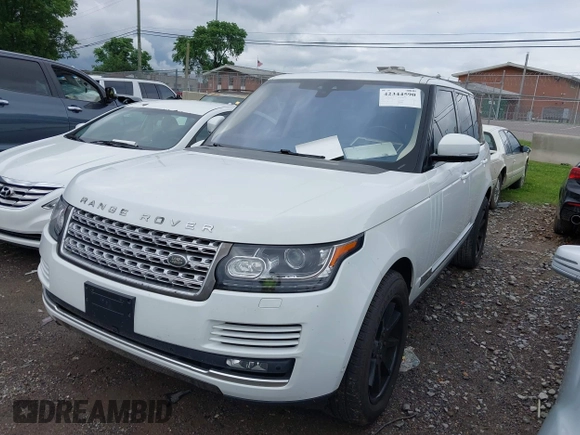 2017 Land Rover Range Rover HSE with VIN SALGS2FK2HA352914, listed as a IAAI auction lot 42344590 with 86,633 mi miles and . Bid and sale history available at DreamBid. Image 2.