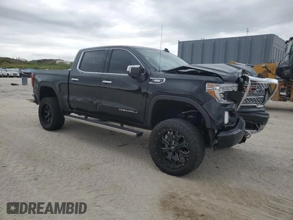 2020 GMC Sierra 1500 Denali z VIN 3GTU9FET4LG427257, wystawiony jako Copart lot #81757604 z przebiegiem 74 105 mil mil oraz Nie do naprawy • Non repairable. Historia ofert i sprzedaży dostępna na DreamBid. Obrazek 4.