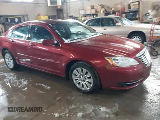 2014 Chrysler 200 LX with VIN 1C3CCBAB9EN194901, listed as a IAAI auction lot 41864028 with 166,595 mi miles. Bid and sale history available at carsss.com. Image 1.