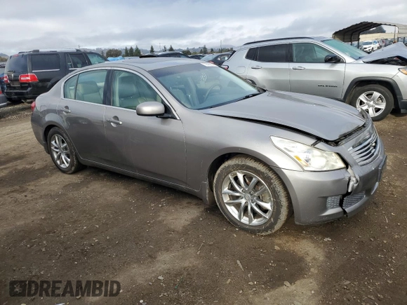2007 Infiniti G35 Journey with VIN JNKBV61E67M701960, listed as a Copart auction lot 79696094 with 170,233 mi miles and Salvage Title. Bid and sale history available at DreamBid. Image 4.