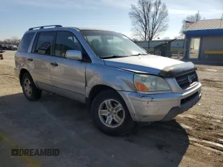 2003 Honda Pilot EX with VIN 2HKYF18493H516086, listed as a Copart auction lot 86204864 with Not Provided miles and Salvage Title. Bid and sale history available at DreamBid. Image 4.