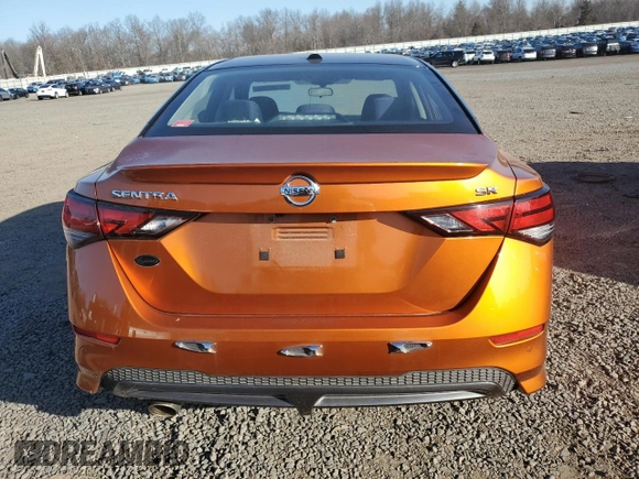 2020 Nissan Sentra SR with VIN 3N1AB8DV3LY261882, listed as a Copart auction lot 49199405 with 39,222 mi miles and Salvage Title. Bid and sale history available at DreamBid. Image 6.