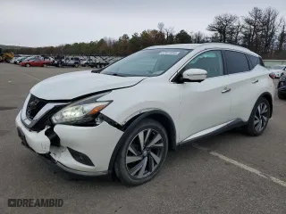 2015 Nissan Murano SL with VIN 5N1AZ2MH7FN206221, listed as a Copart auction lot 52401835 with 172,611 mi miles and Salvage Title. Bid and sale history available at carsss.com. Image 1.