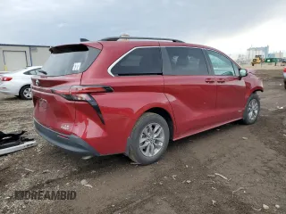 2021 Toyota Sienna LE с VIN 5TDKRKEC8MS065338, выставлен на аукционе Copart как лот 55224075 с пробегом 58 874 миль миль и Списание • Salvage title. История ставок и продаж доступна на DreamBid. Изображение 3.
