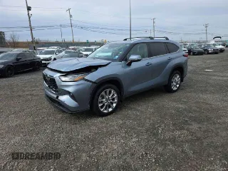 2022 Toyota Highlander Limited with VIN 5TDDZRBH4NS203847, listed as a Copart auction lot 62892385 with 41,180 mi miles and Salvage title. Bid and sale history available at DreamBid. Image 1.