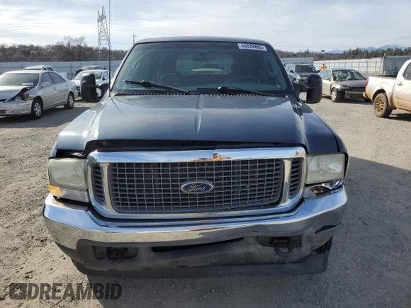 2003 Ford Excursion XLT with VIN 1FMNU41SX3EA99432, listed as a Copart auction lot 46839865 with 241,831 mi miles and Salvage title. Bid and sale history available at DreamBid. Image 5.