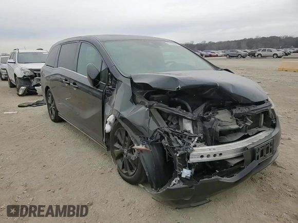 2023 Honda Odyssey Sport with VIN 5FNRL6H71PB042806, listed as a Copart auction lot 81768594 with Not Provided miles and Salvage Title. Bid and sale history available at carsss.com. Image 12.
