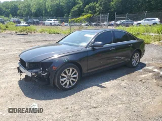 2013 Audi A6 Premium Plus with VIN WAUGFAFC9DN083325, listed as a Copart auction lot 61811065 with 156,697 mi miles and Salvage title. Bid and sale history available at DreamBid. Image 1.