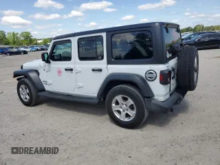 2020 Jeep Wrangler Unlimited Sport S z VIN 1C4HJXDN0LW226619, wystawiony jako Copart lot #54769025 z przebiegiem 52 723 mil mil oraz Szkoda całkowita • Salvage title. Historia ofert i sprzedaży dostępna na DreamBid. Obrazek 2.