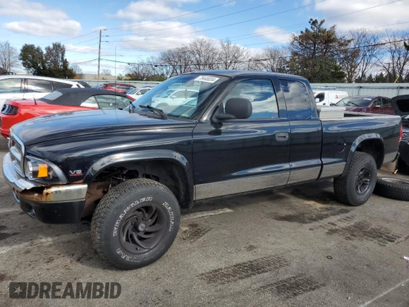 1999 Dodge Dakota SLT with VIN 1B7GG22Y5XS107729, listed as a Copart auction lot 79440034 with 163,718 mi miles and Salvage Title. Bid and sale history available at DreamBid. Image 1.